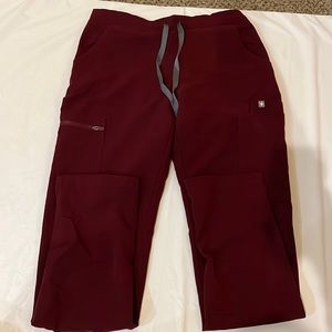 Figs Burgundy Yola Pant